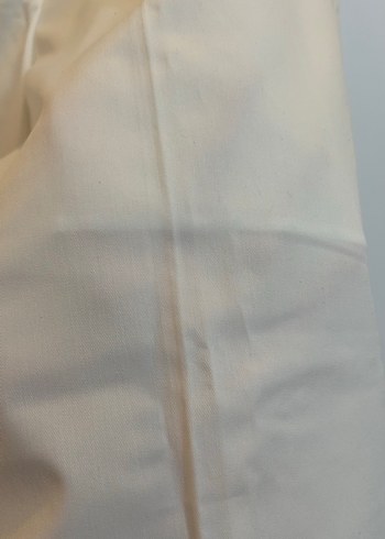 m Beden Beyaz Regular Fit Kadın Kumaş Pantolon