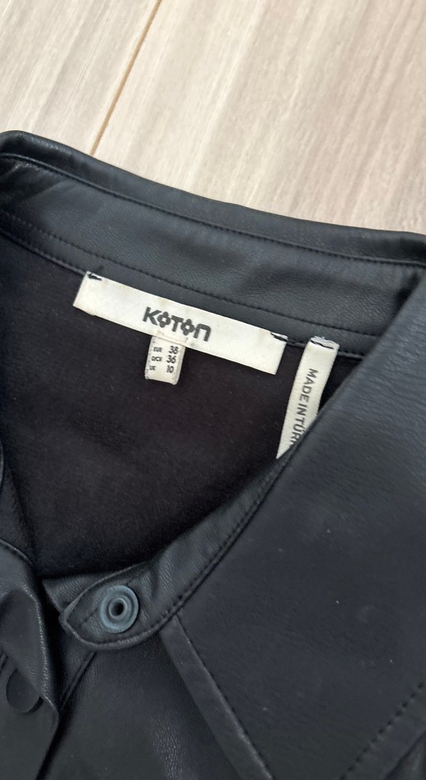 Siyah Saten Gömlek Ceket — görsel 3/7