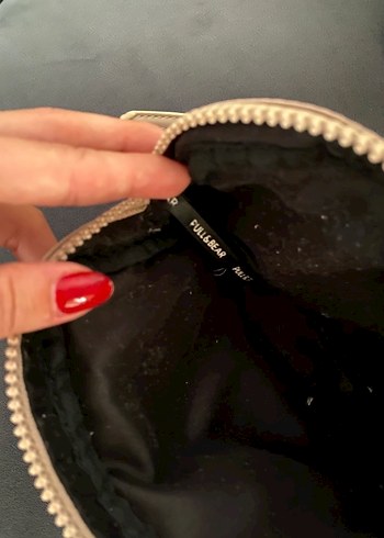 Bej Kadın Çapraz Askılı Çanta Fermuarlı - Görsel 2