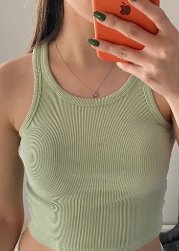 Bej Kadın Basic Atlet - Görsel 2