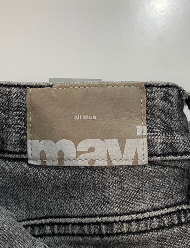 Gri Kadın Normal Kesim Midi Kot Pantolon - Görsel 5