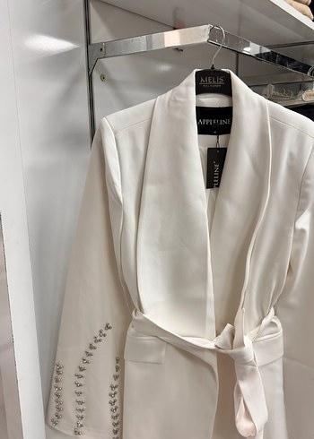 Taşlı blazer - Görsel 7