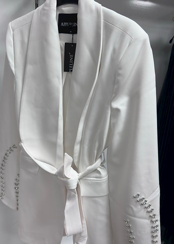 Taşlı blazer - Görsel 5