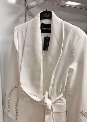 Taşlı blazer - Görsel 3