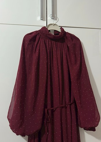 Kadın taşlı elbise - Görsel 7