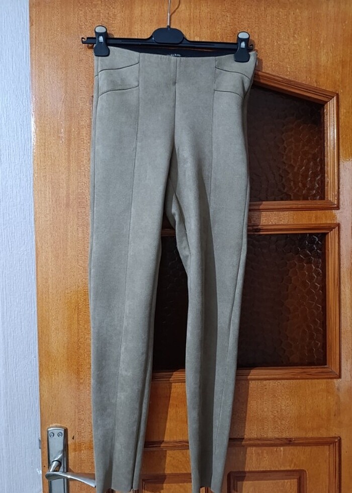 Zara basic süet yada kadife pantolon - Görsel 2