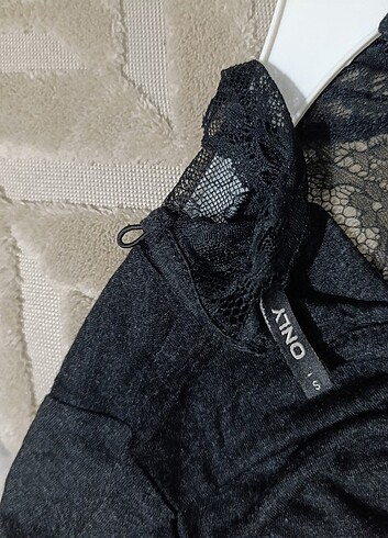 Only yakası dantelli bluz - Görsel 3