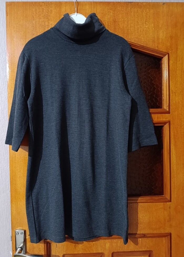 Zara yarım kol, boğazlı tunik - Görsel 3