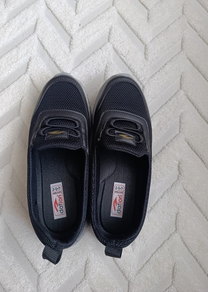 Sıfır, babet tipli spor ayakkabı, 34 35 numara - Görsel 4