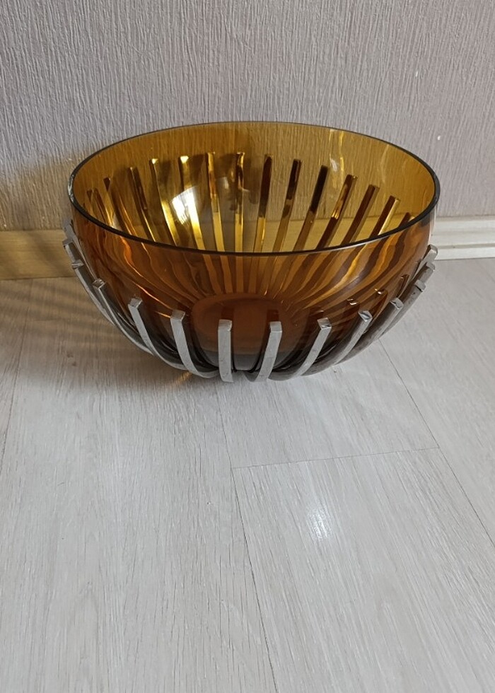 Zırhlı kase, amber rengi - Görsel 2