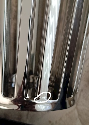 Zırhlı vazo, amber rengi - Görsel 4