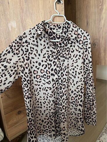 36 Beden Leopar gömlek