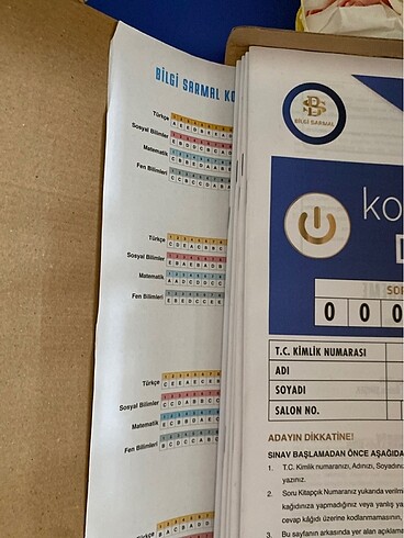Beden Renk Bilgi sarmal deneme testi