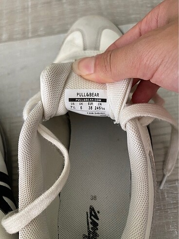 38 Beden Pull and bear spor ayakkabı