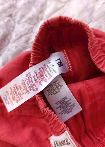 Mothercare Kırmızı Erkek Çocuk Pamuklu Şort