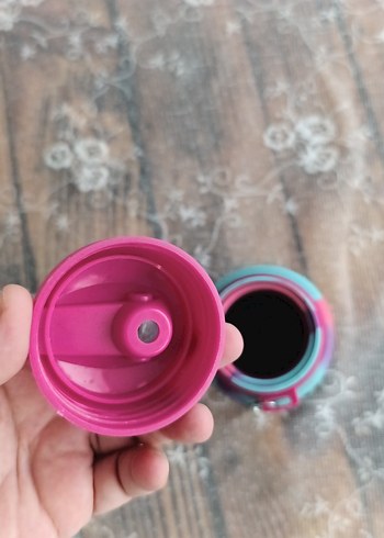 Pastel Renkli Katlanabilir Silikon Matara - Görsel 3