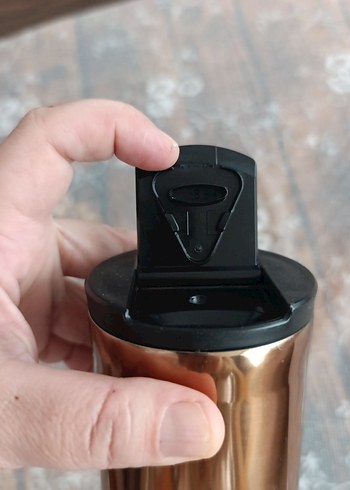 Parlak Kahverengi Starbucks Termos - Görsel 4