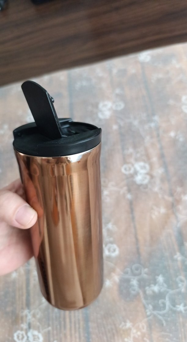 Parlak Kahverengi Starbucks Termos - Görsel 5