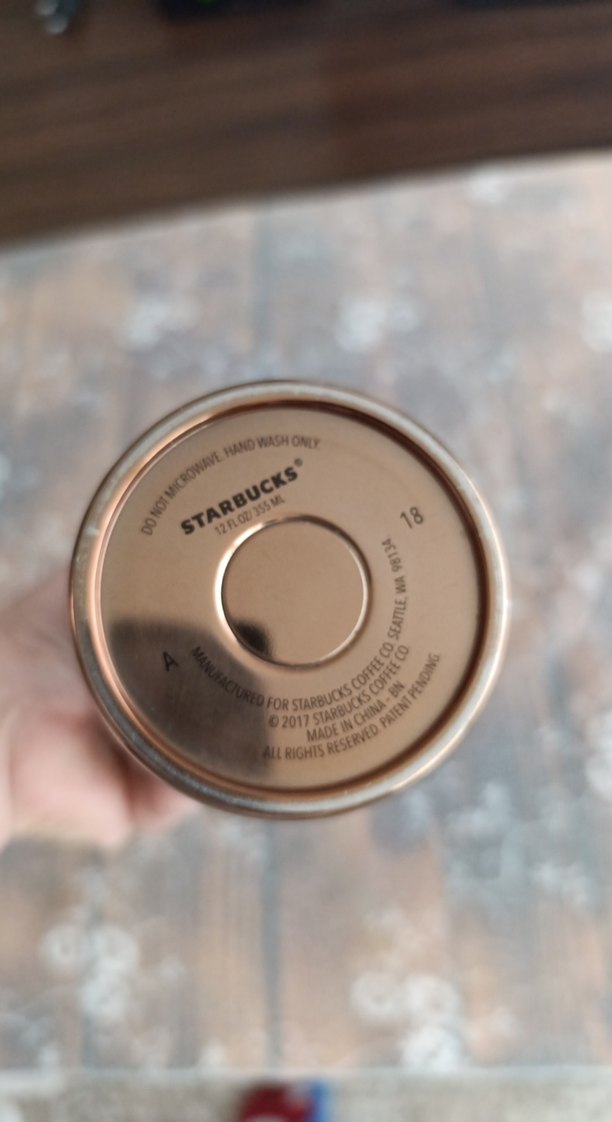 Parlak Kahverengi Starbucks Termos - Görsel 3