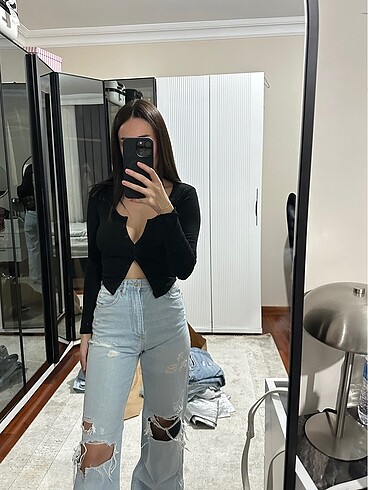 Zara Zara yırtık jean