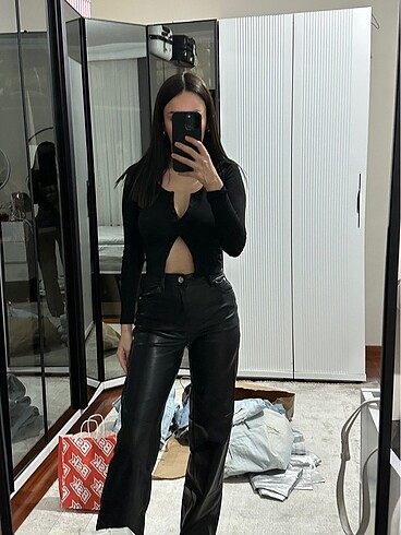 Bershka Deri pantolon