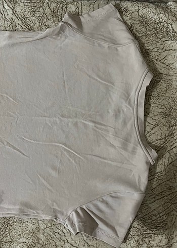 Bej Çocuk Tişörtü Düz Desen - Görsel 2