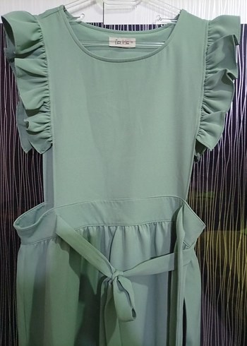 Uzun Kesim Yeşil Hamile Bluzu - Görsel 4