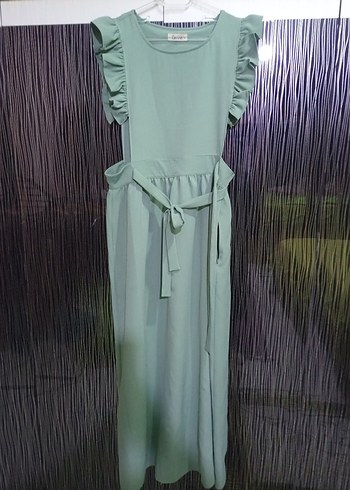 Uzun Kesim Yeşil Hamile Bluzu - Görsel 3