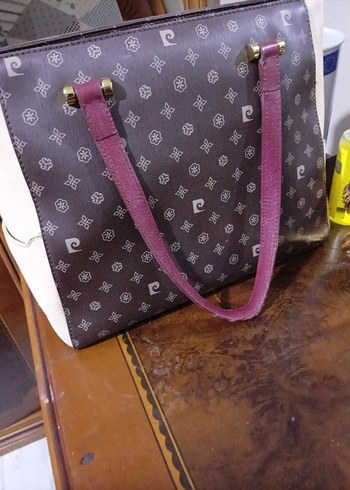 Bordo Deri Kadın Çanta Fermuarlı - Görsel 2