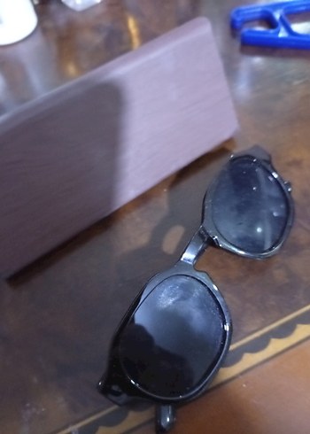 Kahverengi Tokalı Minimalist Kadın Güneş Gözlüğü - Görsel 2