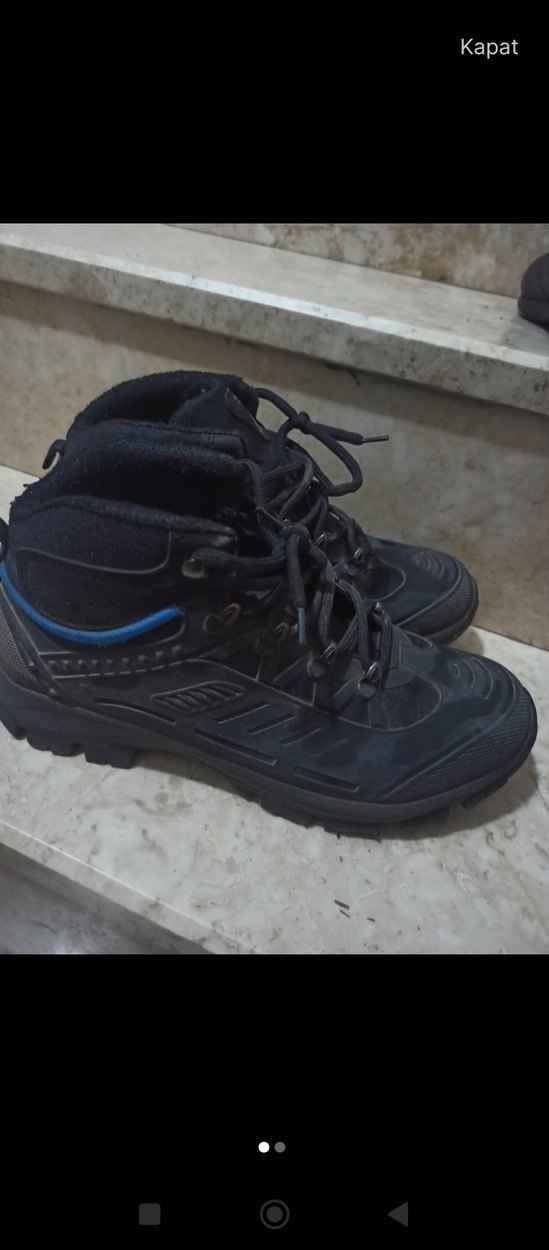 Erkek Siyah Kamuflaj Spor Bot - Görsel 3