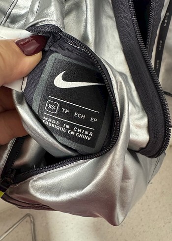 Gri Metalik Midi Boy Kadın Yağmurluk - Görsel 6