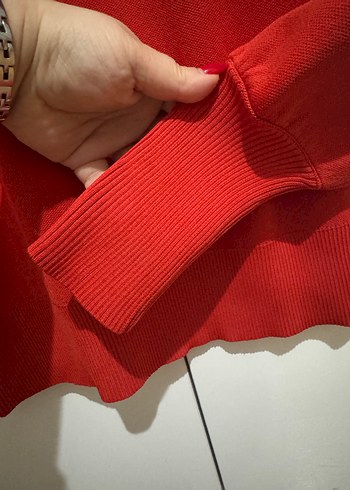 Renkli Desenli Kadın Triko Kazak - Görsel 3