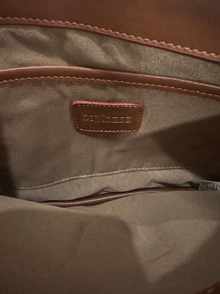 Kahverengi Kürklü deri Kadın Portföy Çanta - Görsel 5