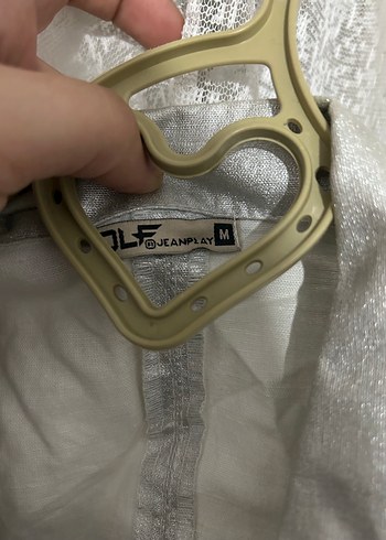 Zara Düğmeli Beyaz Keten Mini Kadın Ceket
