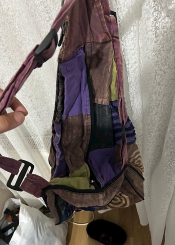 Zara Bohem Çok Renkli Kadın Sırt Çantası