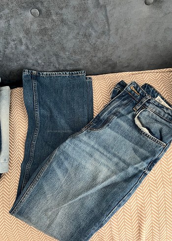 Zara Mavi Denim Jean Pantolon