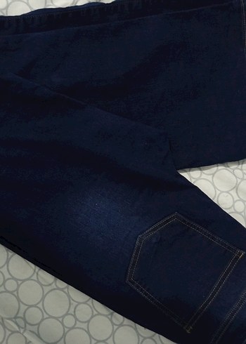 40 Beden lacivert Renk lacivert İspanyol paça kot pantalon