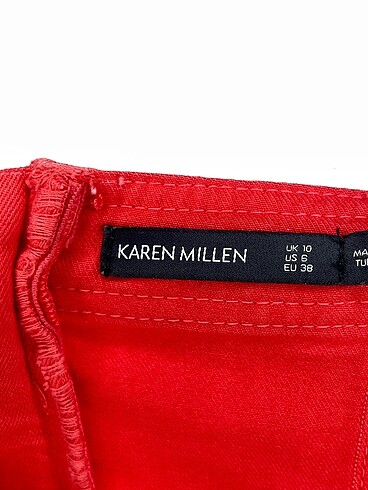 38 Beden kırmızı Renk Karen Millen Kısa Elbise %70 İndirimli.