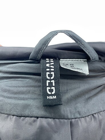 xs Beden siyah Renk H&M Mont %70 İndirimli.