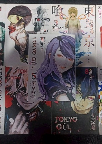 Tokyo Ghoul manga 1-2-3-4-5-6-7-8+re1