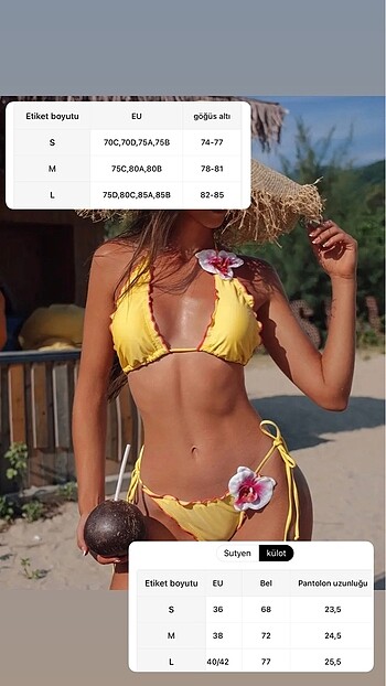 Sıradışı butik Çiçek bikini takımı - Görsel 6