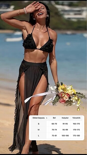 Siyah bikini set M beden - Görsel 6