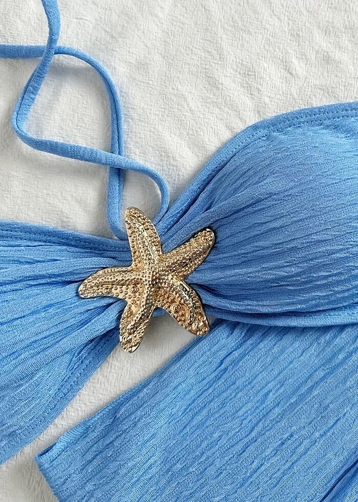 Mavi bikini set S beden - Görsel 4