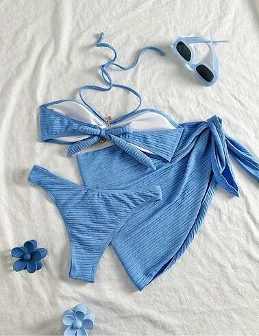Mavi bikini set M beden - Görsel 2