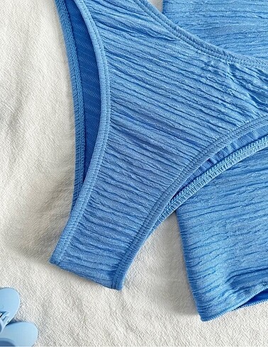 Mavi bikini set M beden - Görsel 5