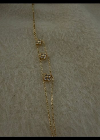 Zincir Detaylı Altın Rengi Kadın El Zinciri - Görsel 2