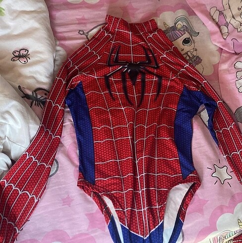 spiderman man çıtçıtlı body
