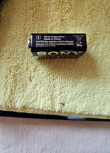 Beden Renk SONY ULTRA SÜPER PIL.9V.