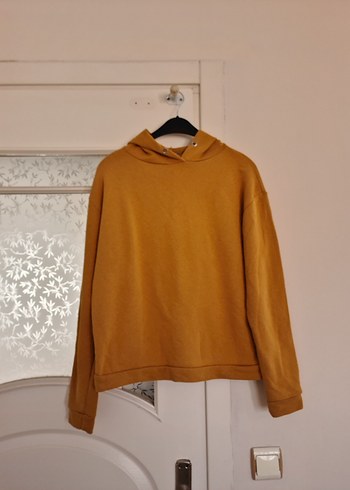 Bej Kapüşonlu Kadın Sweatshirt